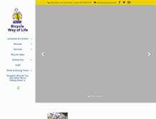 Tablet Screenshot of bicycleway.com